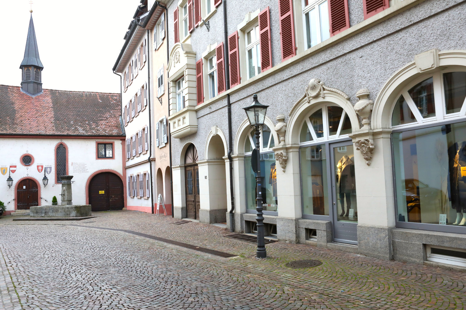 View of the old town Rheinstrasse / Kaiserstrasse